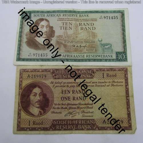 Lot of 8 old banknotes
