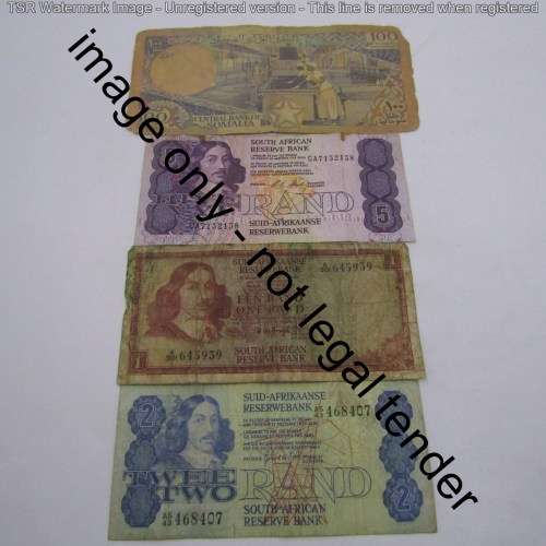 Lot of 16 old banknotes - well used