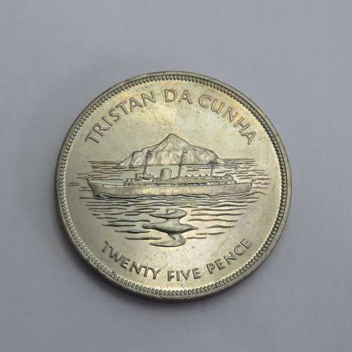 1952-1977 Tristan da Cunha Twenty Five Pence - Uncirculated