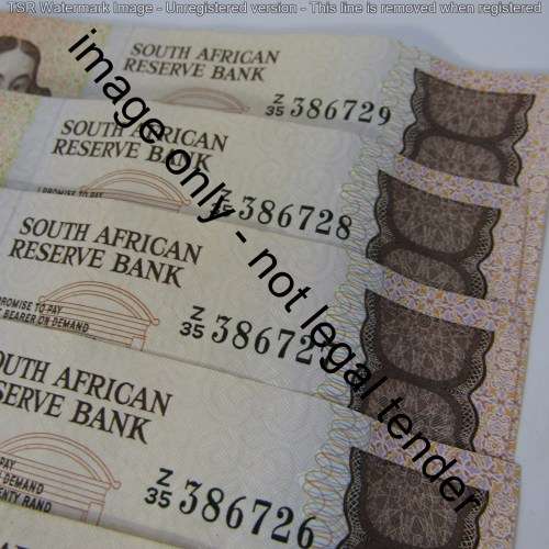 GPC de Kock R20 Z35 replacement notes in sequence - lot of 8 notes