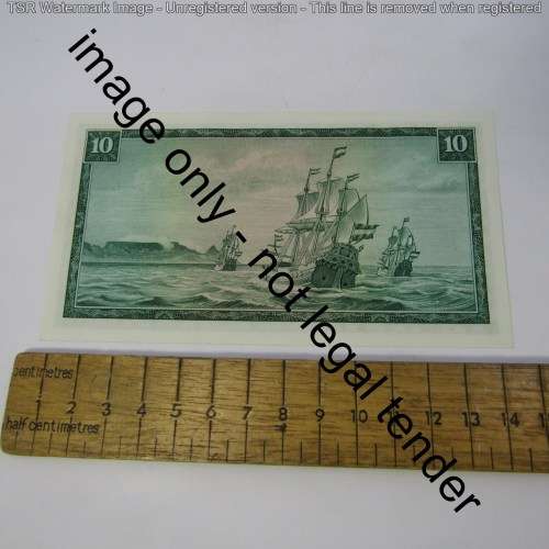 TW de Jongh 3rd issue 1975 consecutive lot of 10 x R10 banknotes