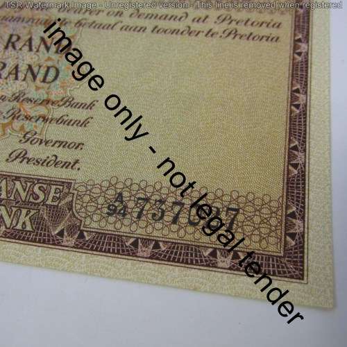 South Africa G Rissik One Rand First Issue - AU+