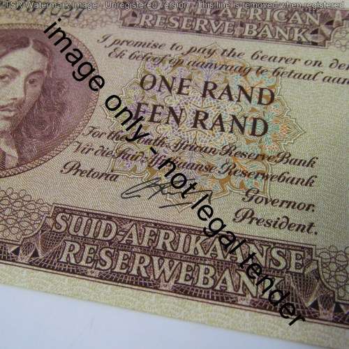 South Africa G Rissik One Rand First Issue - AU+