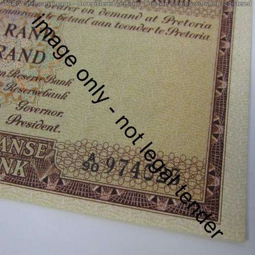 South Africa G Rissik One Rand First Issue - AU