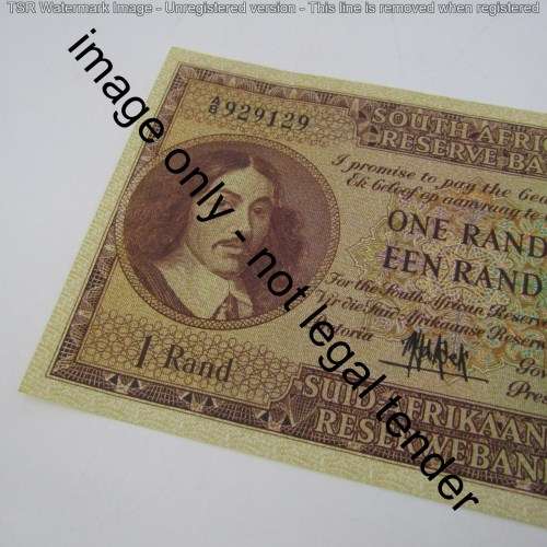 South Africa G Rissik 1961 One Rand - AU