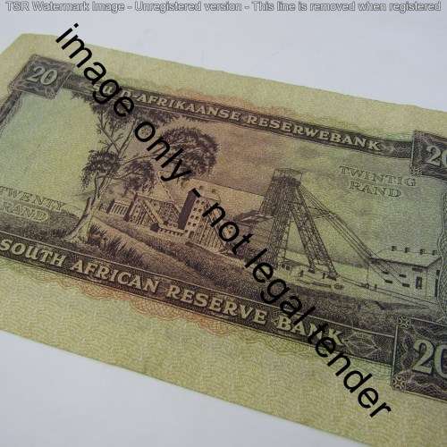 South Africa MH de Kock D1 20Rand 1961 - VF+