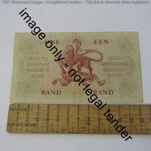 South Africa G Rissik 1962 One Rand A90