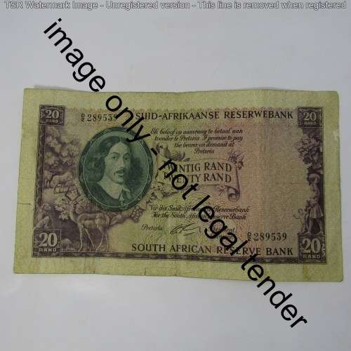 South Africa G Rissik R20 1962 - D2