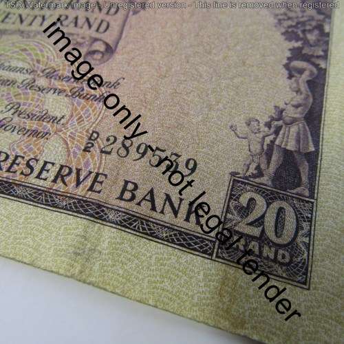 South Africa G Rissik R20 1962 - D2