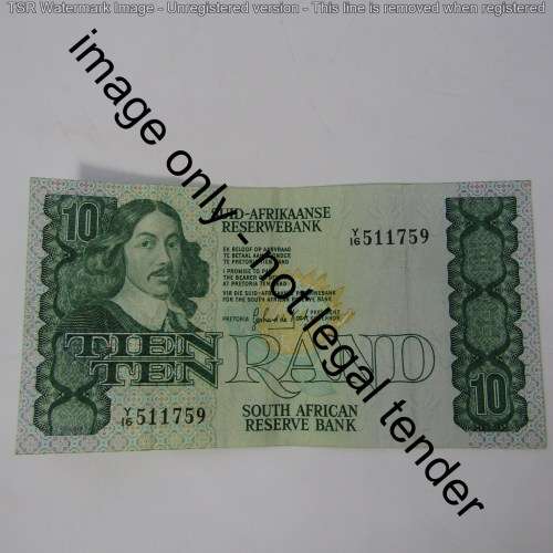 GPC de Kock 1982 2nd issue - R10 replacement note Y16