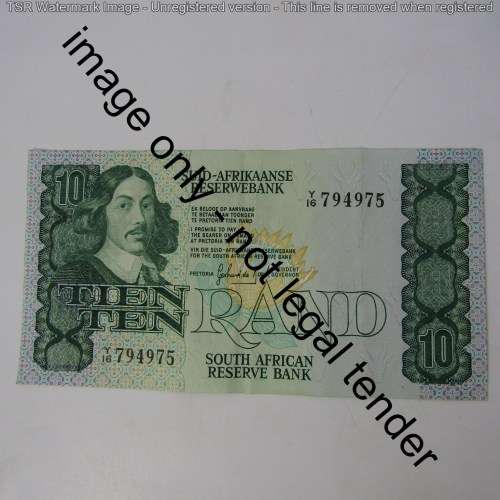 GPC de Kock 1982 Y16 replacement R10 note