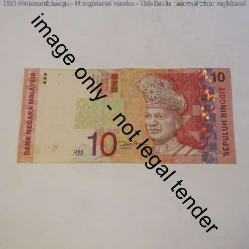 Lot of 10 world banknotes