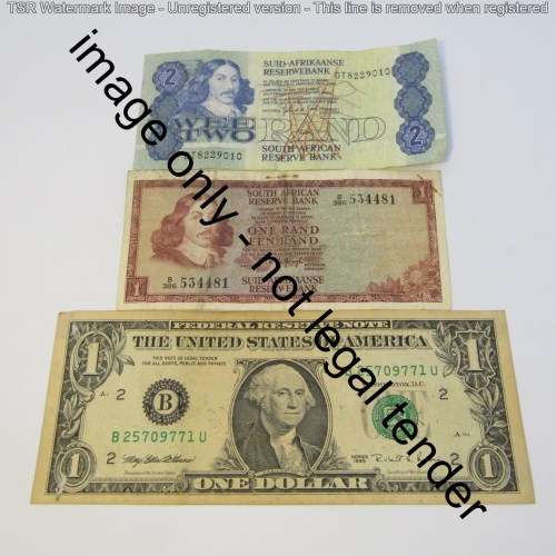 Lot of 10 world banknotes