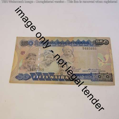 Lot of 10 Africa banknotes