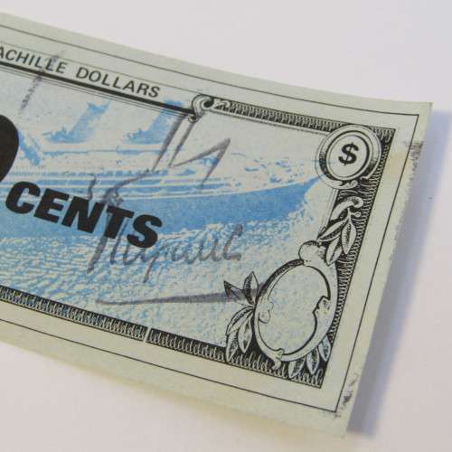 Shipping token for 10 cents useable on board the Achille Lauro which was hijacked in 1985
