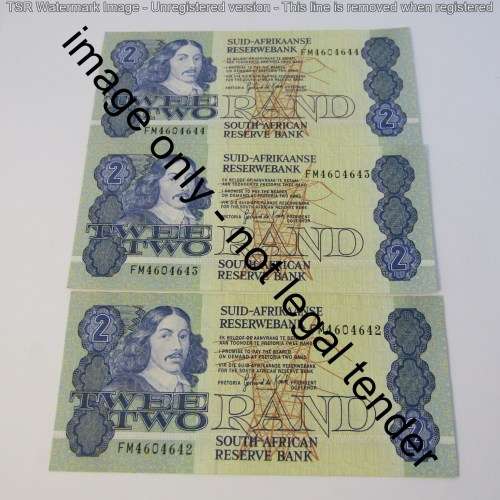 GPC de Kock 3rd issue R2 notes - 1984 consecutive numbers