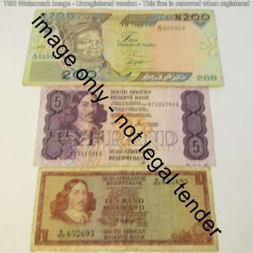 Lot of 10 better world banknotes