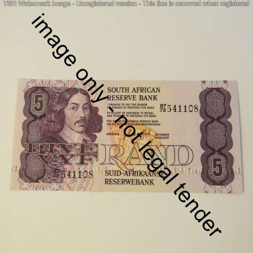 GPC de Kock 3rd issue R5 notes - 3x uncirculated notes