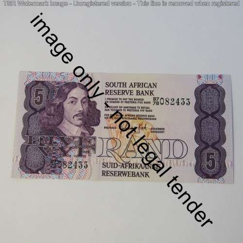 GPC de Kock 3rd issue R5 notes - 3x uncirculated notes