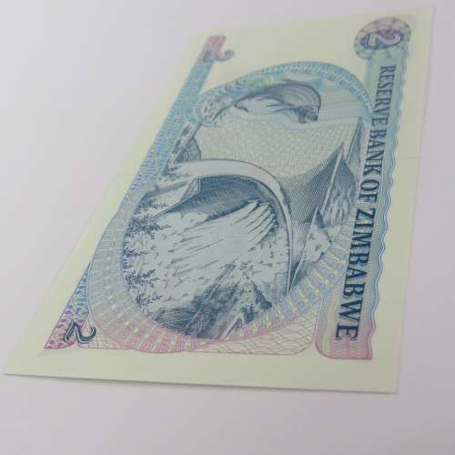 Zimbabwe $2 crisp uncirculated Harare 1994 ZW 14