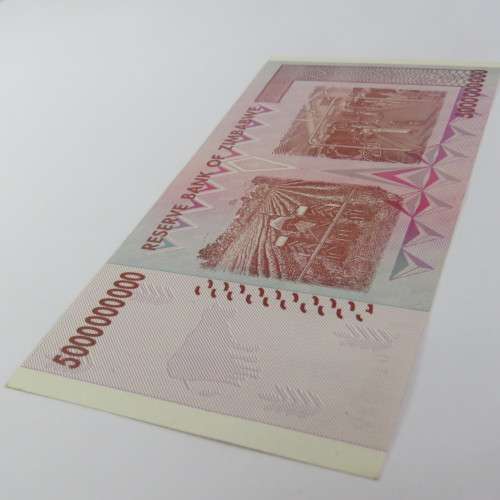 Zimbabwe 5 Billion dollars Harare 2008 uncirculated ZW 120