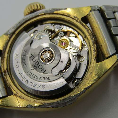 Vintage Tudor Auto Princess Oysterdate rotor self winding ladies watch - working - made by Rolex