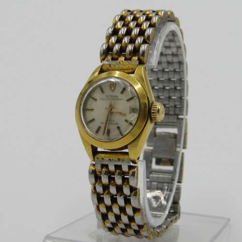 Vintage Tudor Auto Princess Oysterdate rotor self winding ladies watch - working - made by Rolex