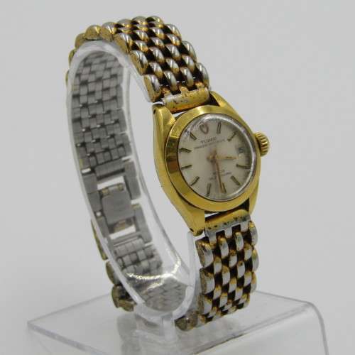 Vintage Tudor Auto Princess Oysterdate rotor self winding ladies watch - working - made by Rolex