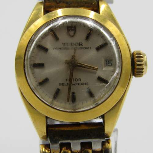 Vintage Tudor Auto Princess Oysterdate rotor self winding ladies watch - working - made by Rolex