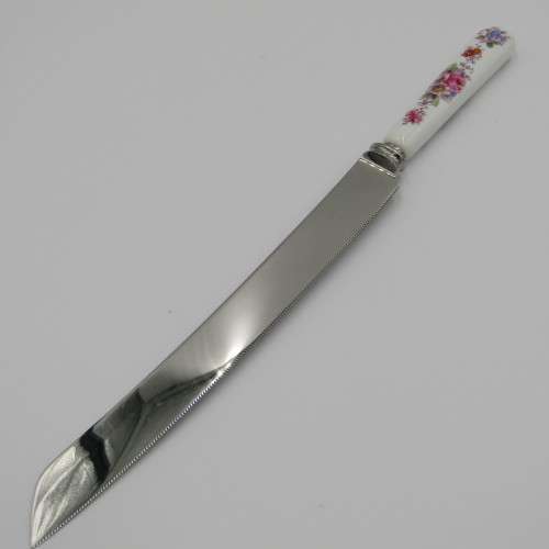 Royal Crown Derby bread knife in box - perfect condition