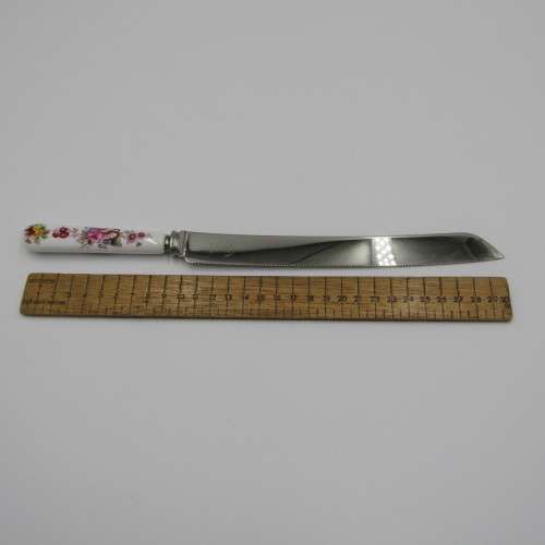 Royal Crown Derby bread knife in box - perfect condition