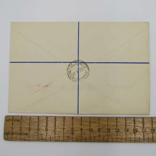 Registered first day cover from Mafeking Bechuanaland to London Great Britain 12 May 1937