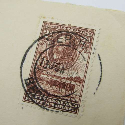 Postal cover from Serowe Bechuanaland to Grahamstown South Africa 13 June 1933