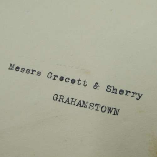 Postal cover from Serowe Bechuanaland to Grahamstown South Africa 13 June 1933
