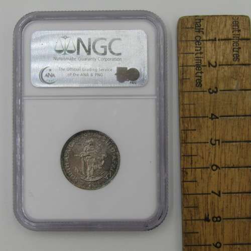 1954 SA Union 1s Shilling graded PF 66 by NGC