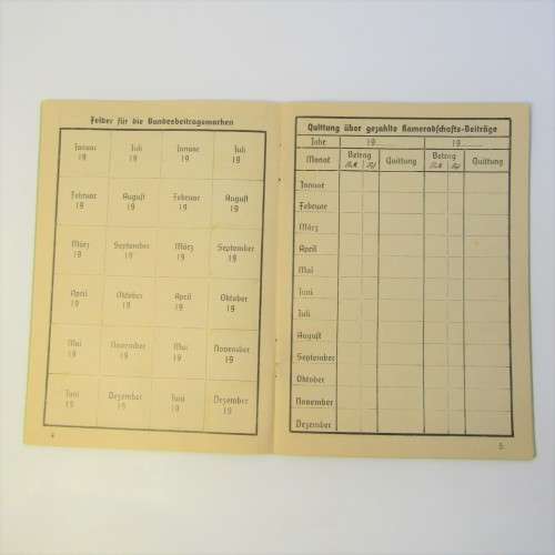 Service book of A. Wieter