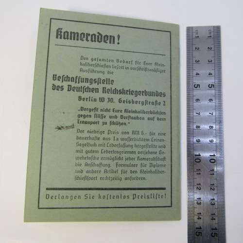 Service book of A. Wieter