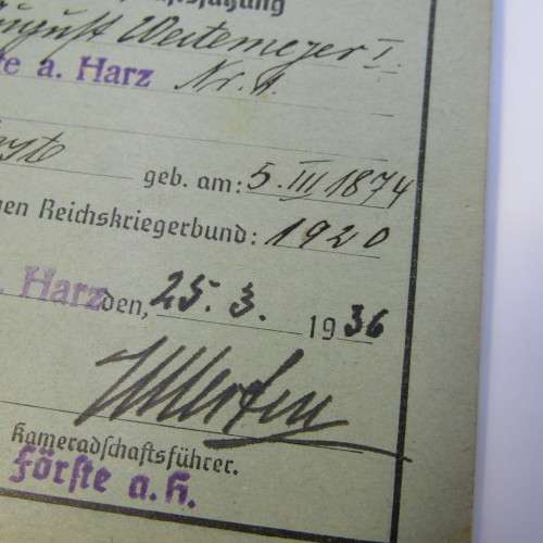 Service book of A. Wieter