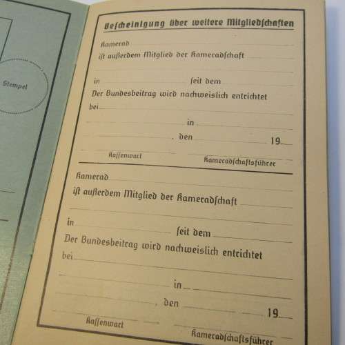Service book of A. Wieter