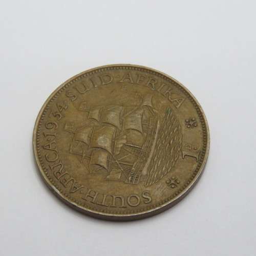 1934 South Africa penny XF or better