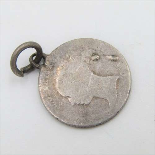 1844 Great Britain Groat 4 Pence Pendant