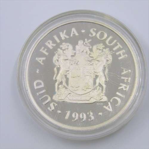 1993 Set of Peace R2 coins - 1 in Silver - 1 gold plated and Enamel - multiclour - 4800 Minted