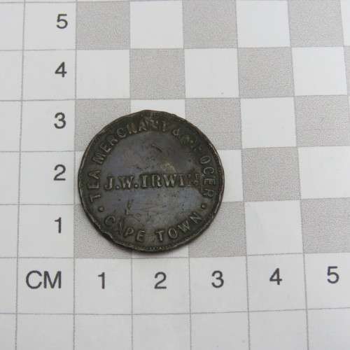 Cape of Good Hope JW Irwin token - Well used