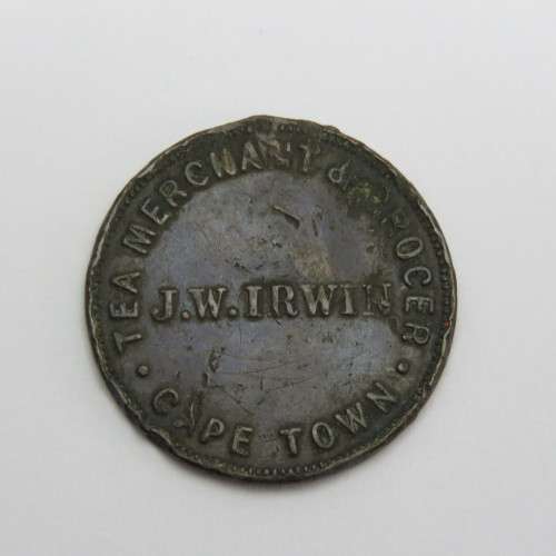 Cape of Good Hope JW Irwin token - Well used