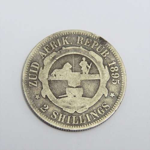 1895 ZAR Kruger two shilling