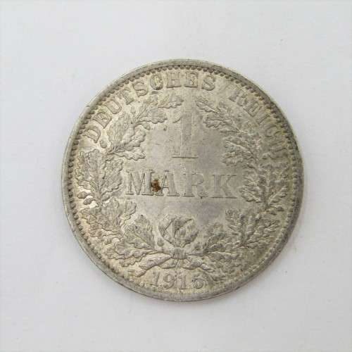 1915 German Empire Mark - `A` - AU+