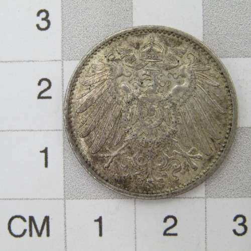 1915 German Empire Mark - `A` - AU+