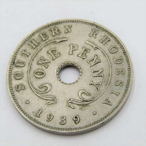 1939 Southern Rhodesia Penny - AU