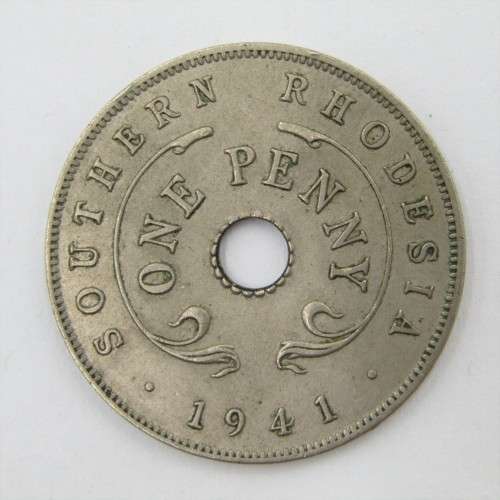 1941 Southern Rhodesia Penny - AU