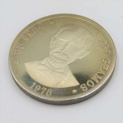 1978 Dominican Republic Crown size DUARTE coin - only 5000 minted - SCARCE